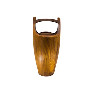 1960s Jens Quistgaard for Dansk Danish Modern Staved Teak Ice Bucket