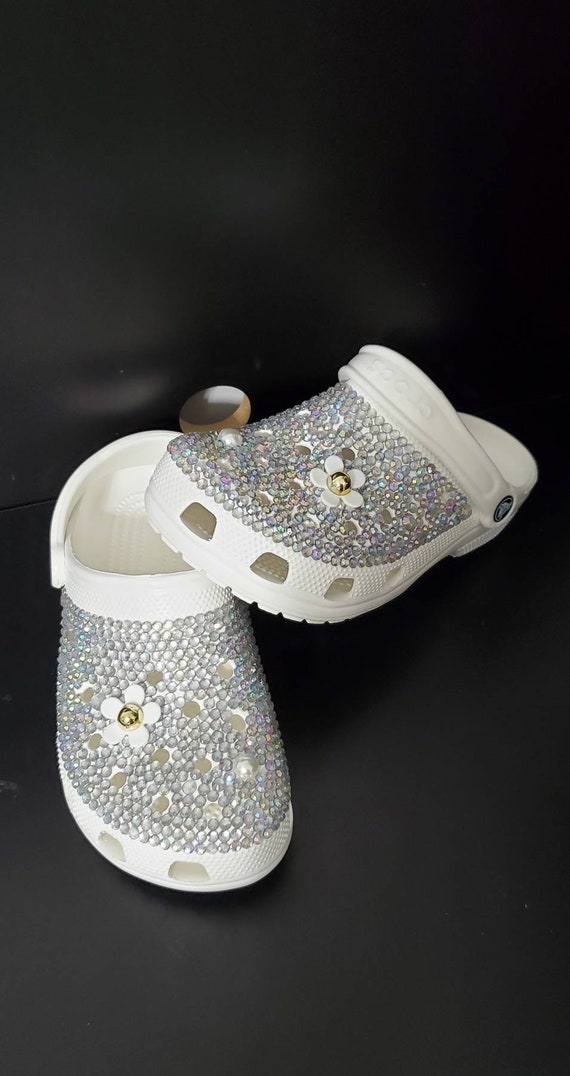 Bling Crocscustom Rhinestones Crocs Personalized Crocs Etsy