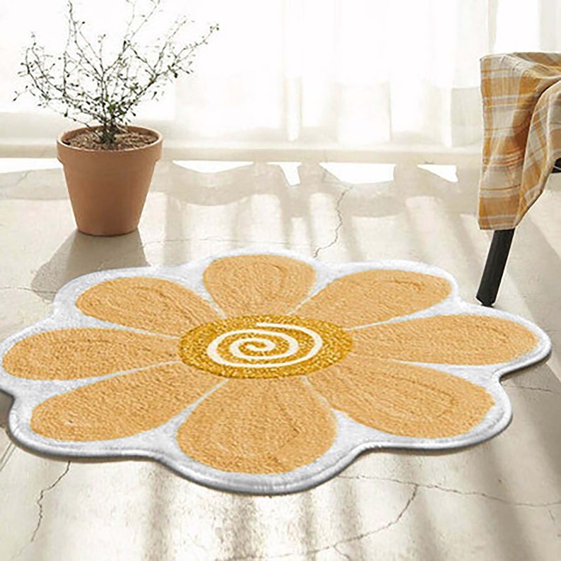 Sunflower Carpet Bathroom Carpet Kitchen Carpet Custom Rug Etsy