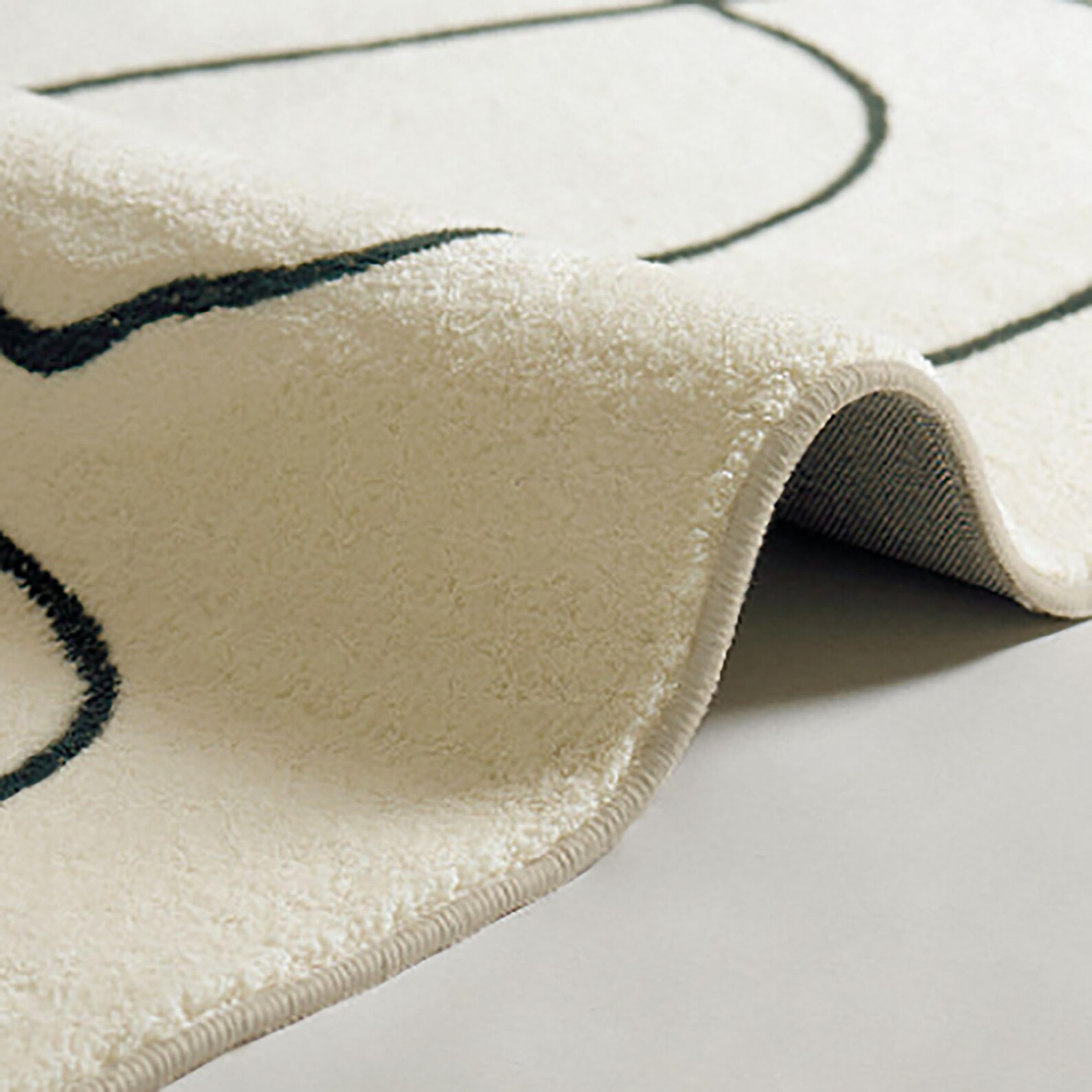 Minimalist Black And Beige Line RugsModern Abstract Line Rugs Etsy