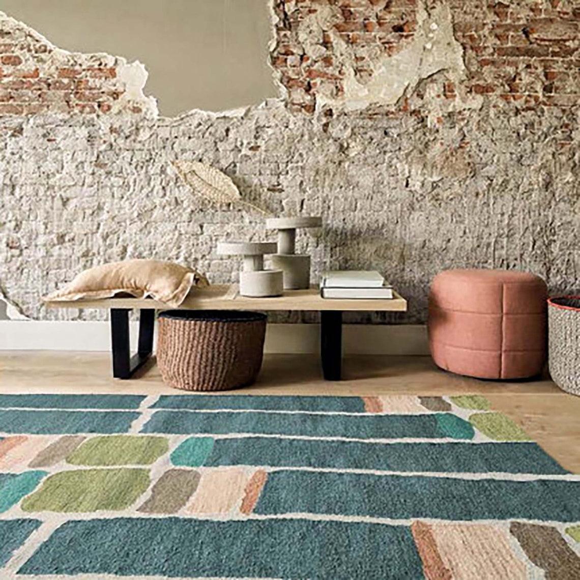 Modern Minimalist Area RugsAbstract Art Printing Rugs Etsy