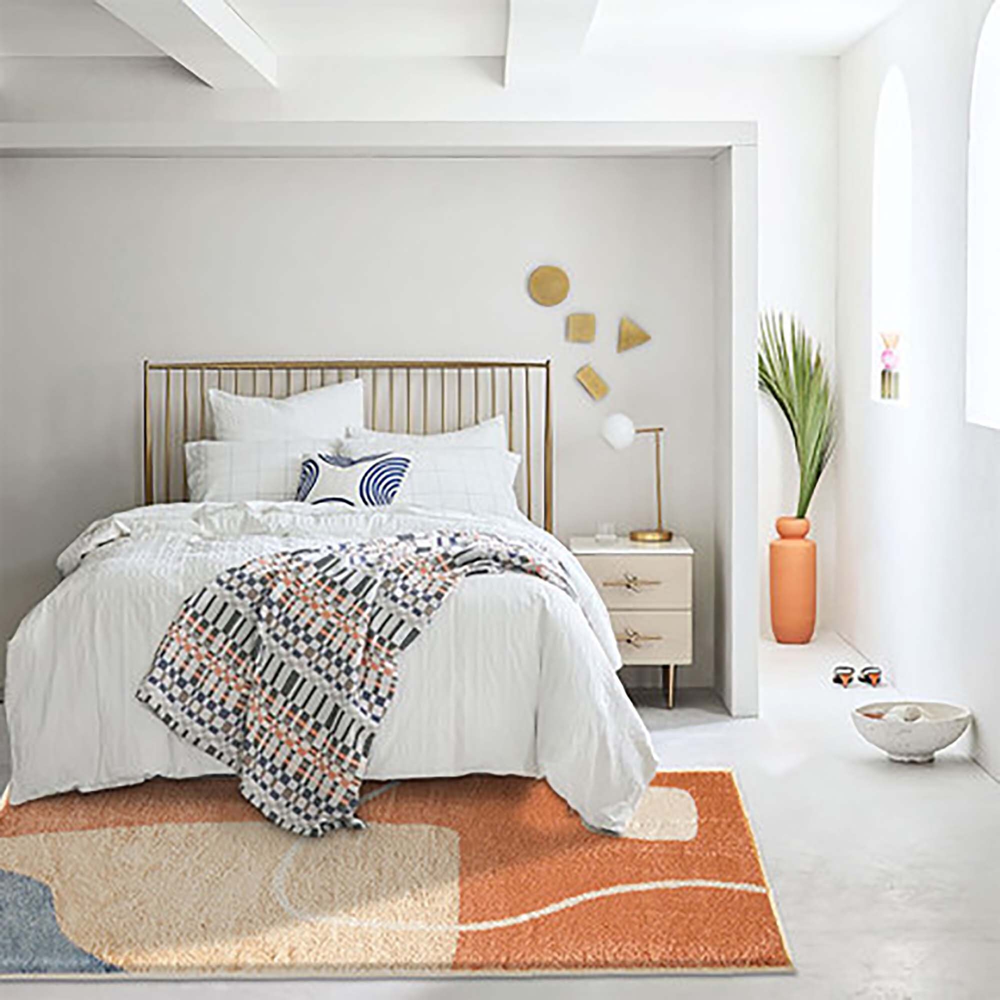 Minimalist Modern Area RugsAbstract Soft Rugs For Bedroom Etsy