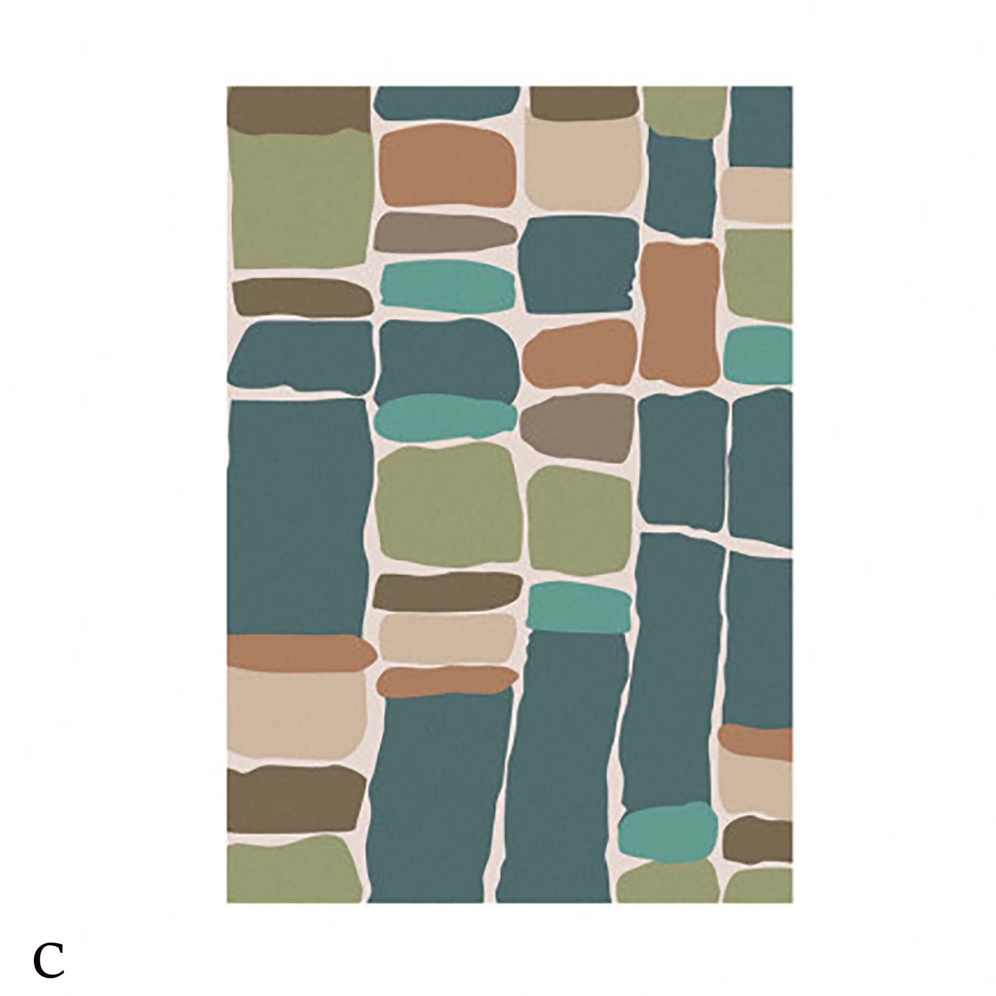 Modern Minimalist Area RugsAbstract Art Printing Rugs Etsy