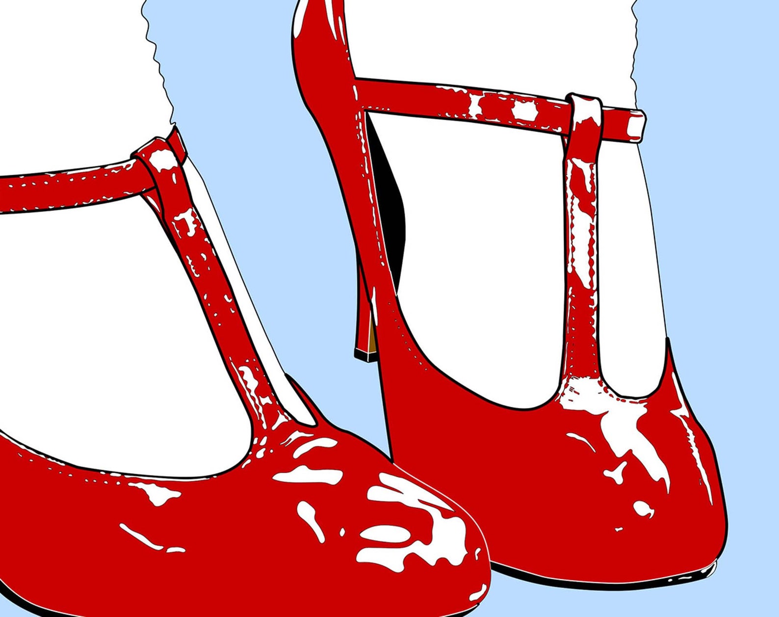 Red High Heels Print Fashion Art Heels Art Art Print Wall Etsy