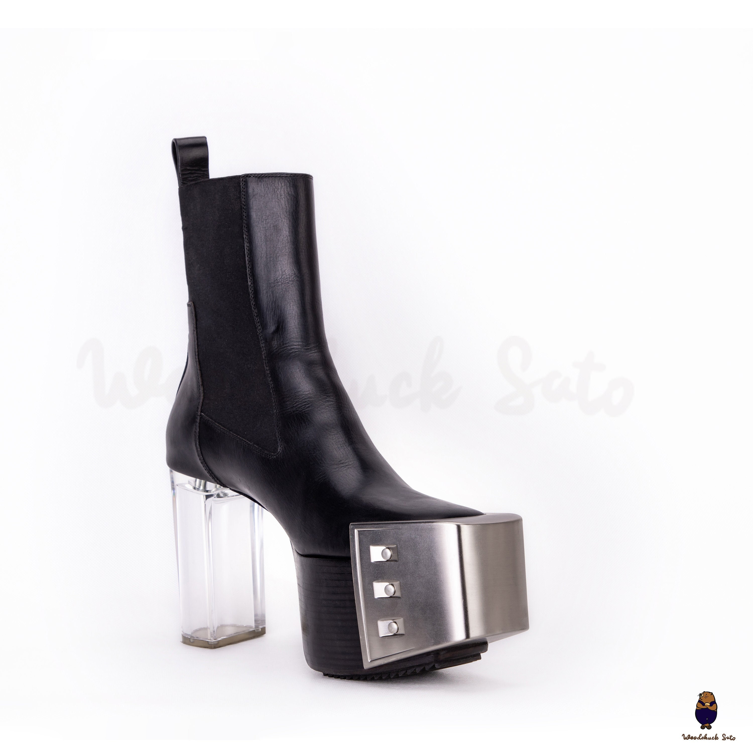 RICK OWENS KISS BOOT PLATFORMS - ブーツ