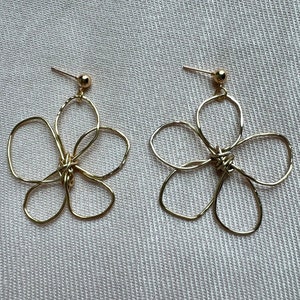 Lustige Blumen Ohrringe
