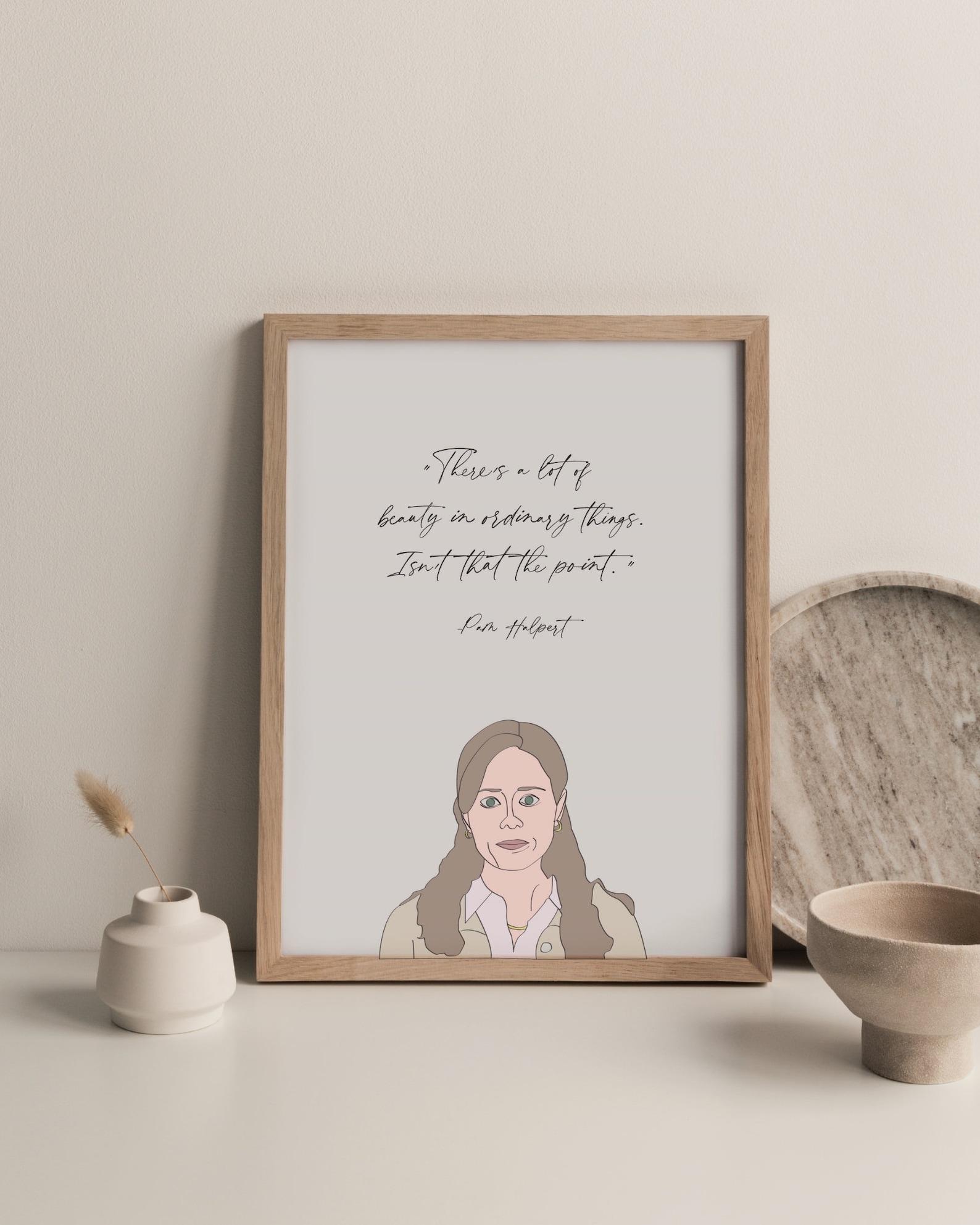 The Office Wall Art Pam Halpert Etsy