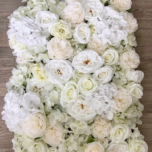 Classic Ivory Wall Flower Panel