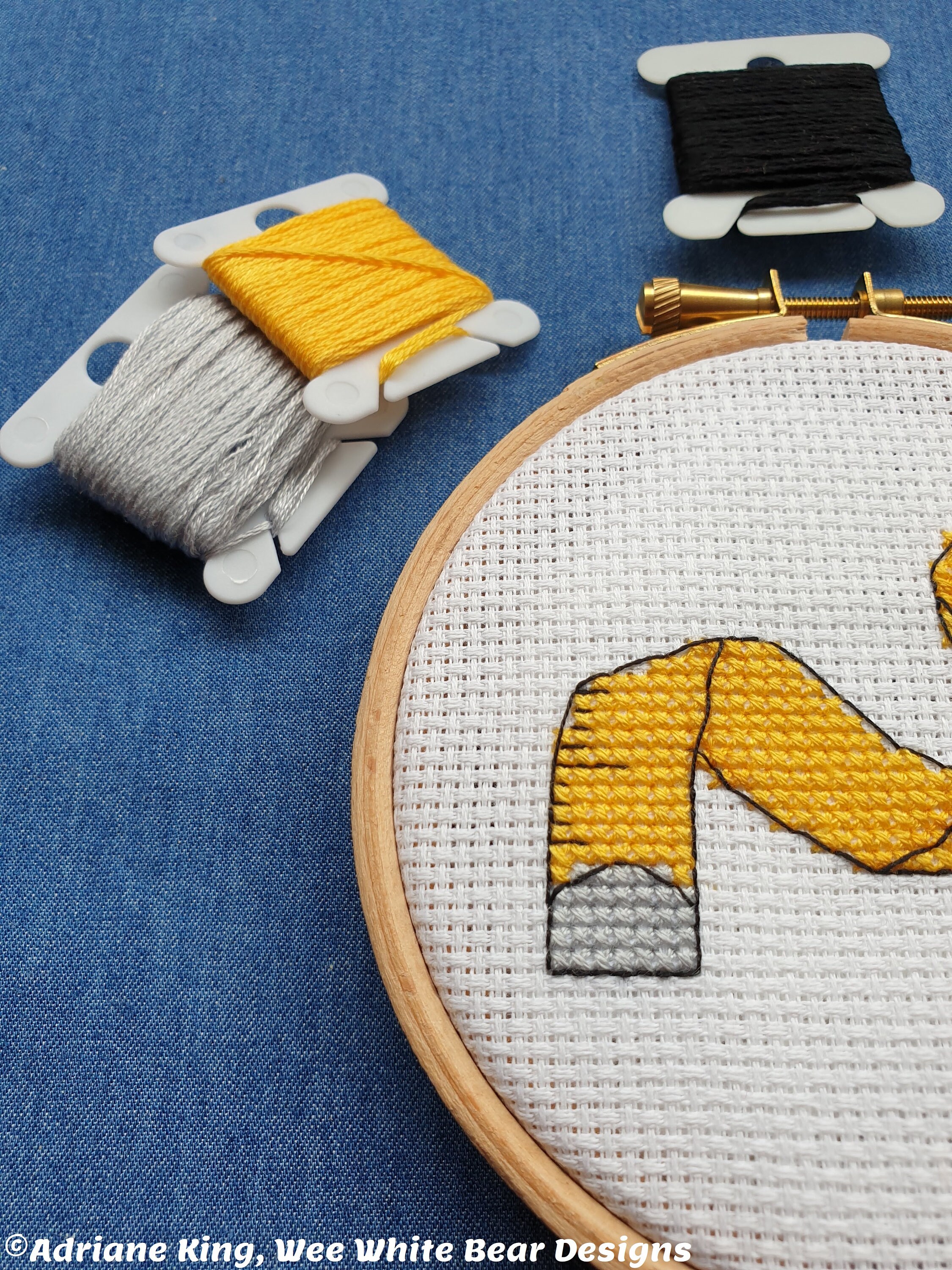 Measuring Tapes Counted Cross Stitch Pattern, Instant Download, PDF