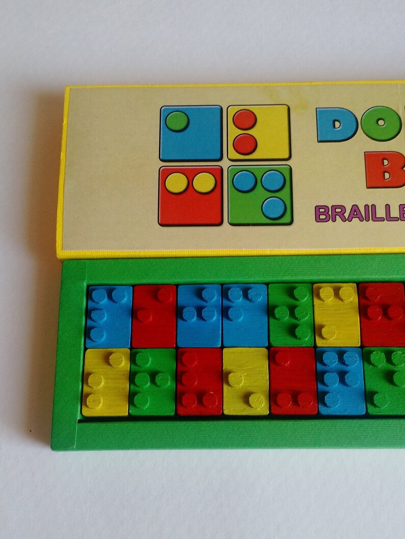 Toys for blind children Braille alphabet Wood block Etsy
