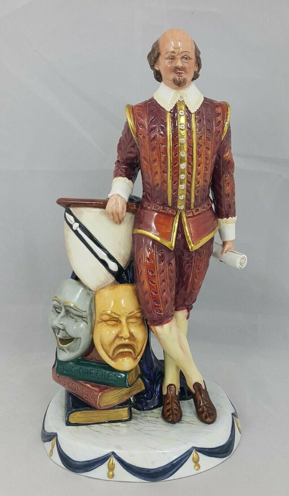 Royal Doulton Figurine William Shakespeare HN3633 Ltd Ed. Etsy