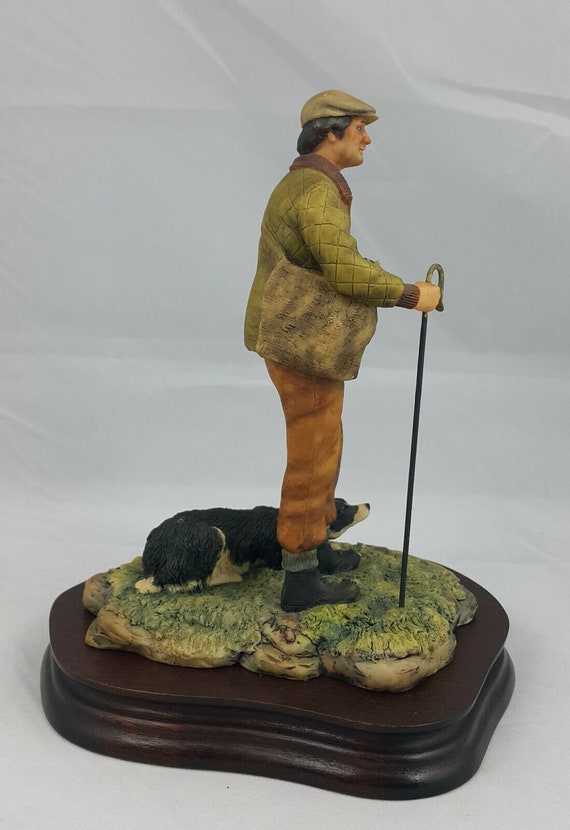 Border Fine Arts – Shepherd, Lamb and Collie – Mod