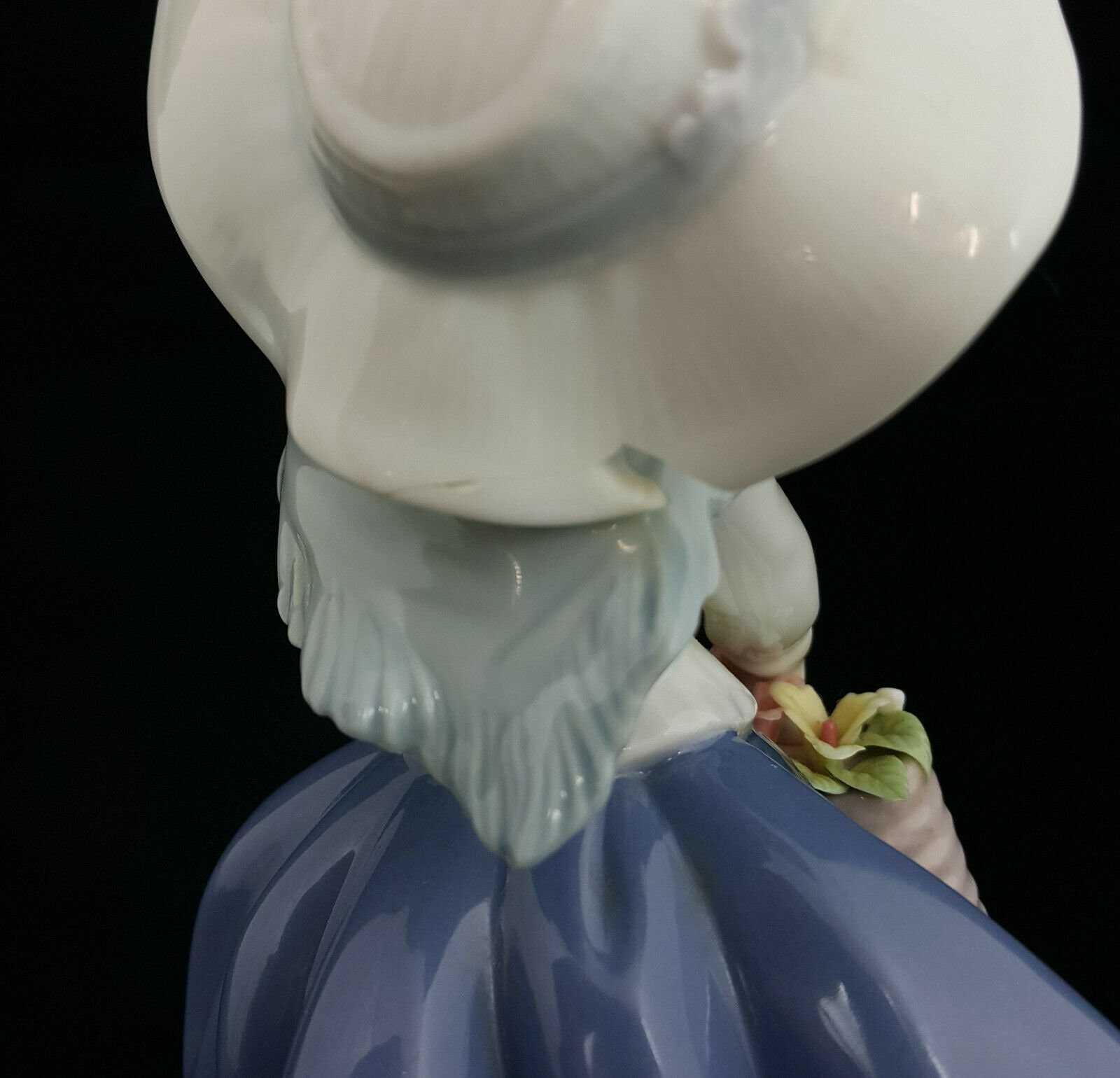 Lladro Figurine Girl With Flower Basket Model 5222 Etsy