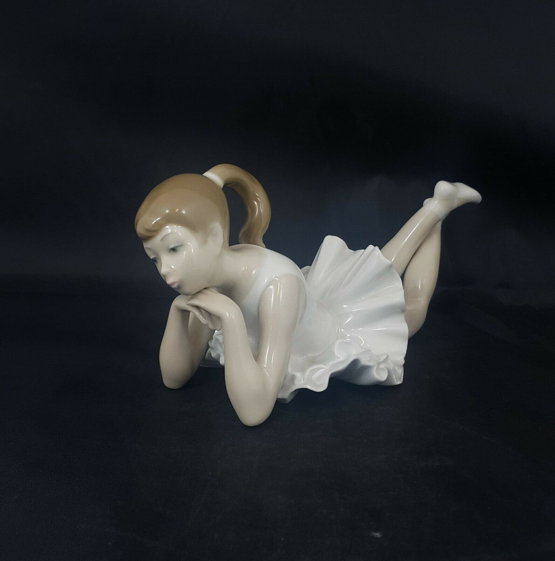 Lladro NAO Figurine 149 Pensive Ballet Lying Ballerina Etsy