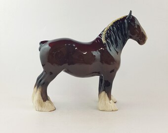 Beswick Horses - Shire Mare 818 - BSK 3328