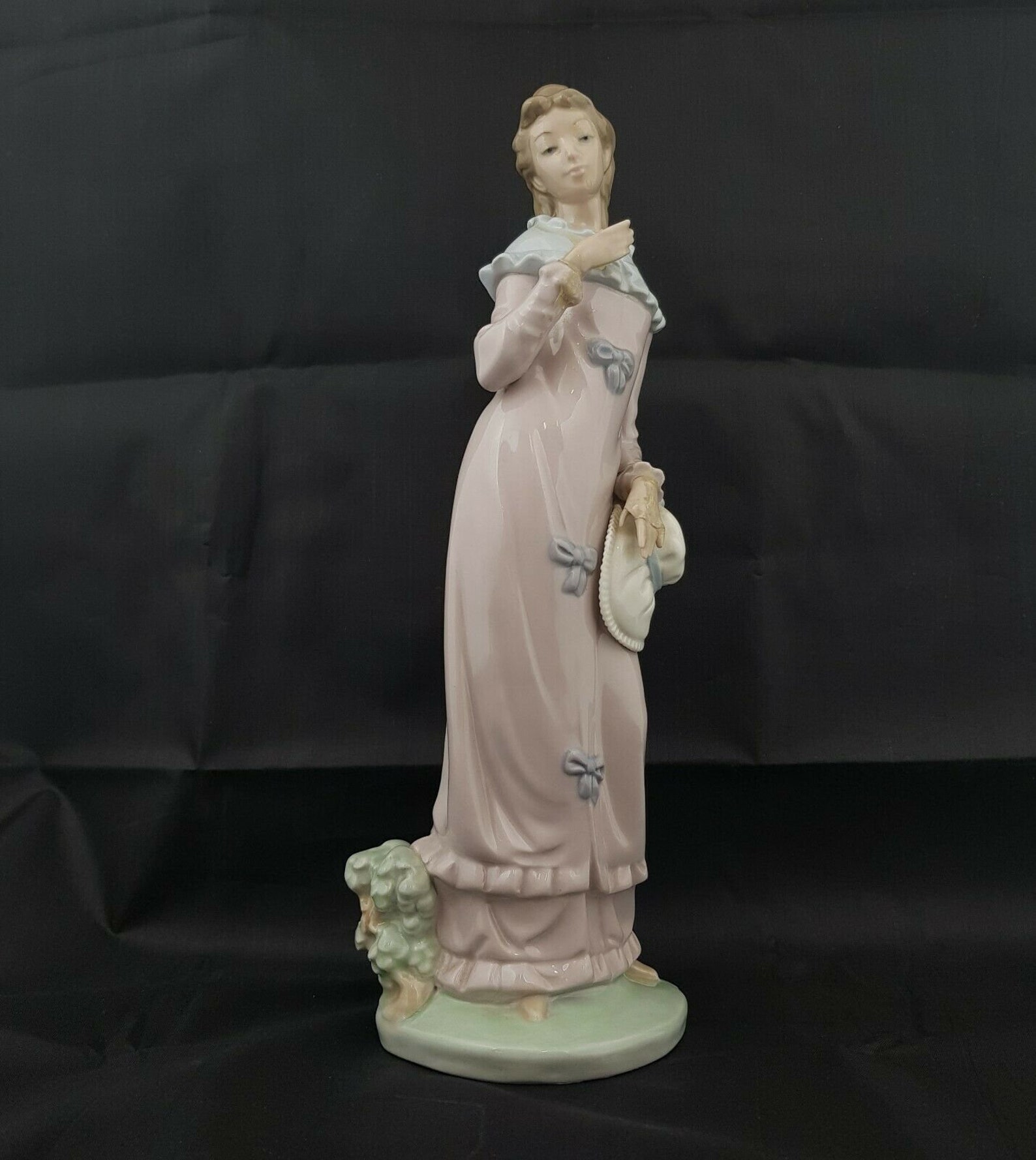 Lladro Nao Figurine Lady With Fan Model No. 219 Restored & Etsy Australia