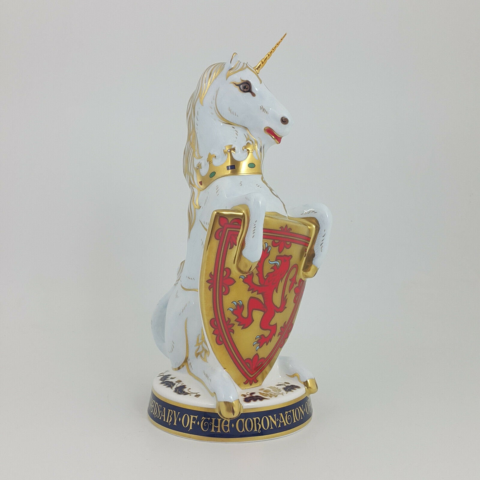 Royal Crown Derby Queen's Beasts Unicorn of Scotland Etsy UK