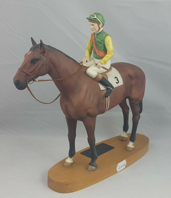 Beswick - Model No. 2352 - Nijinsky, Lester Piggot