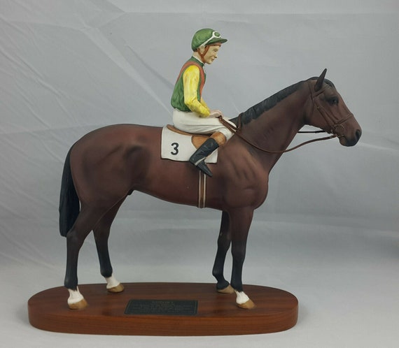 Beswick - Nijinsky, Lester Piggott Up - Model No.