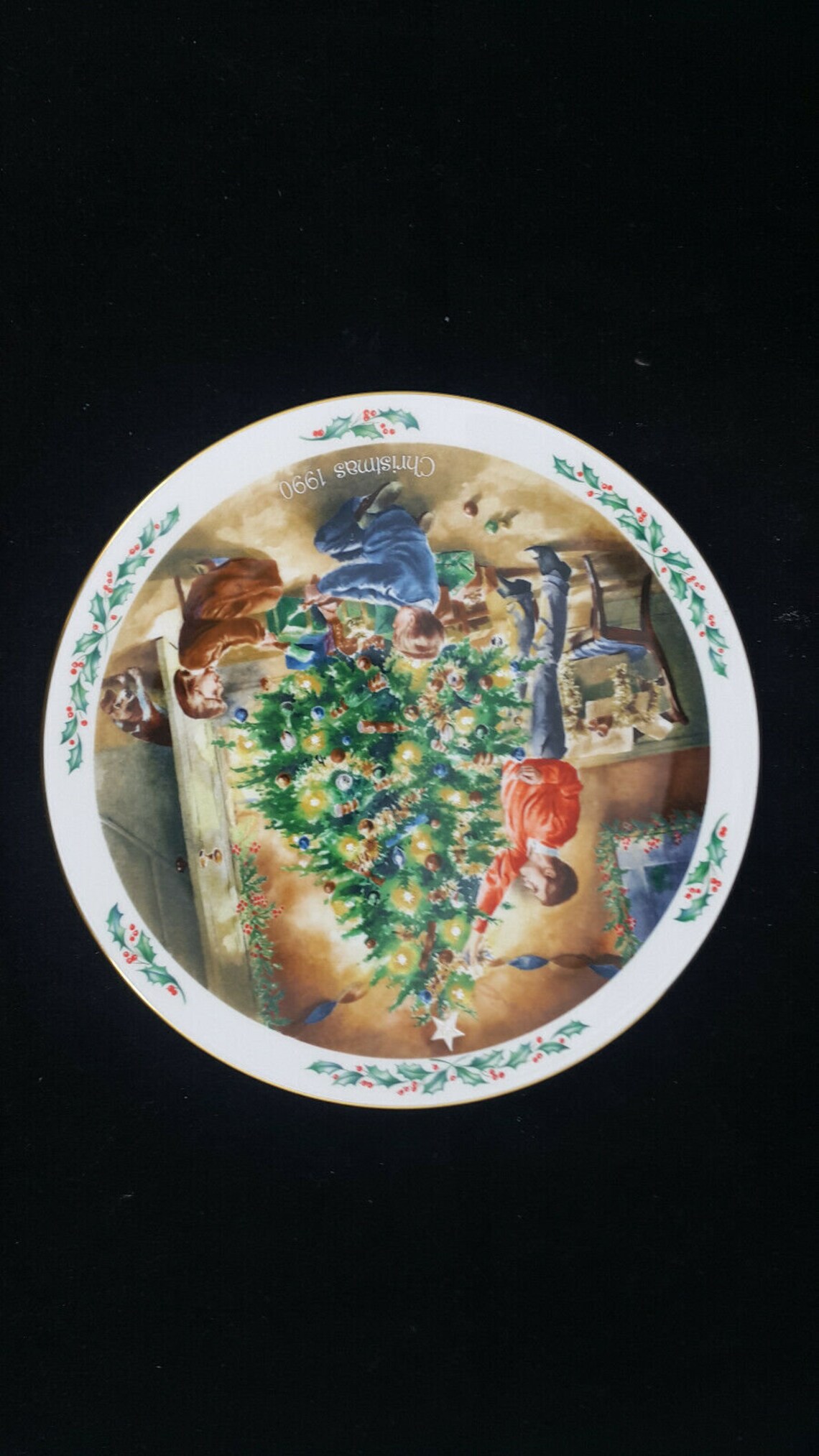 Royal Doulton Family Christmas the Finishing Touch Plate Etsy Australia