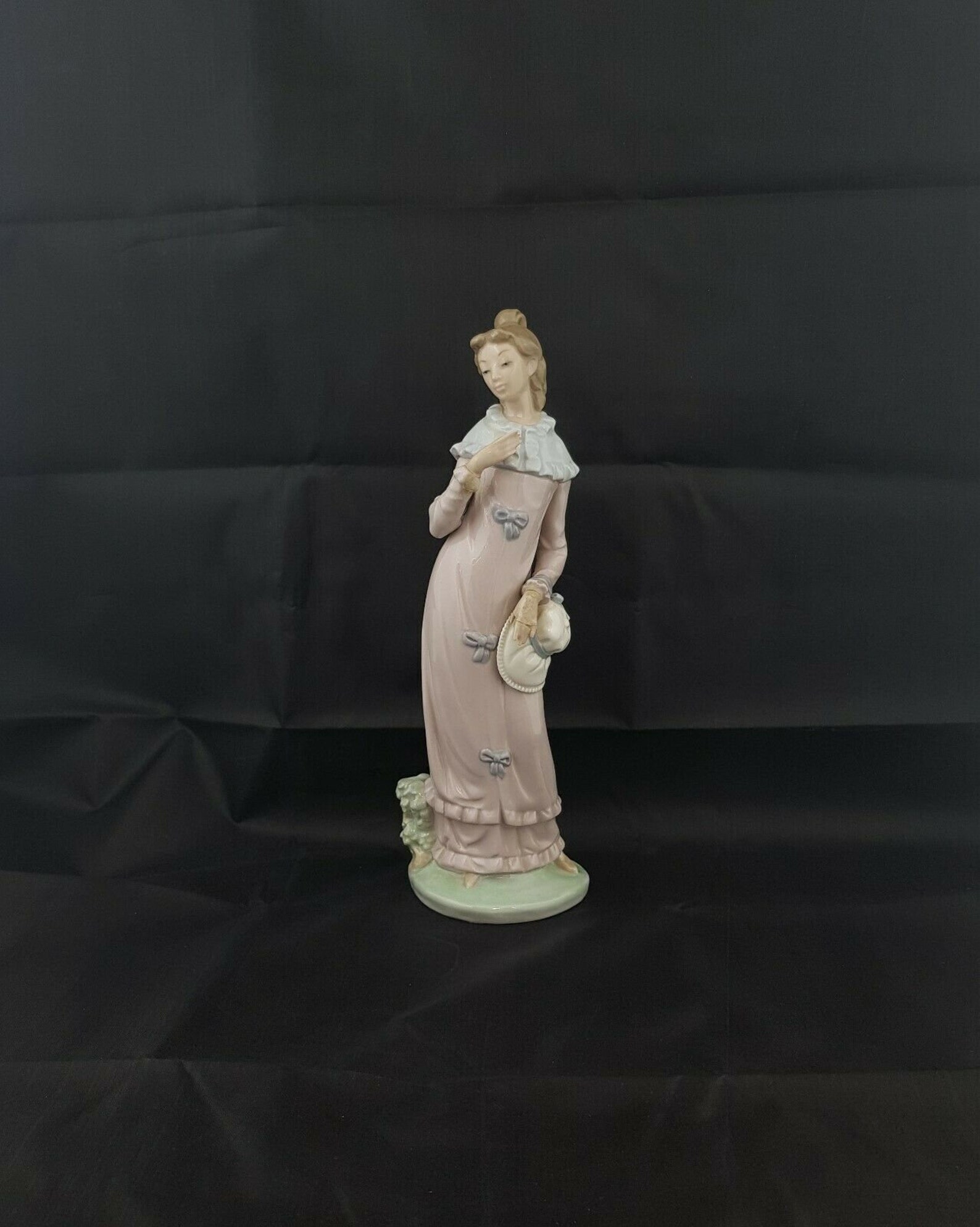Lladro Nao Figurine Lady With Fan Model No. 219 Restored & Etsy Australia