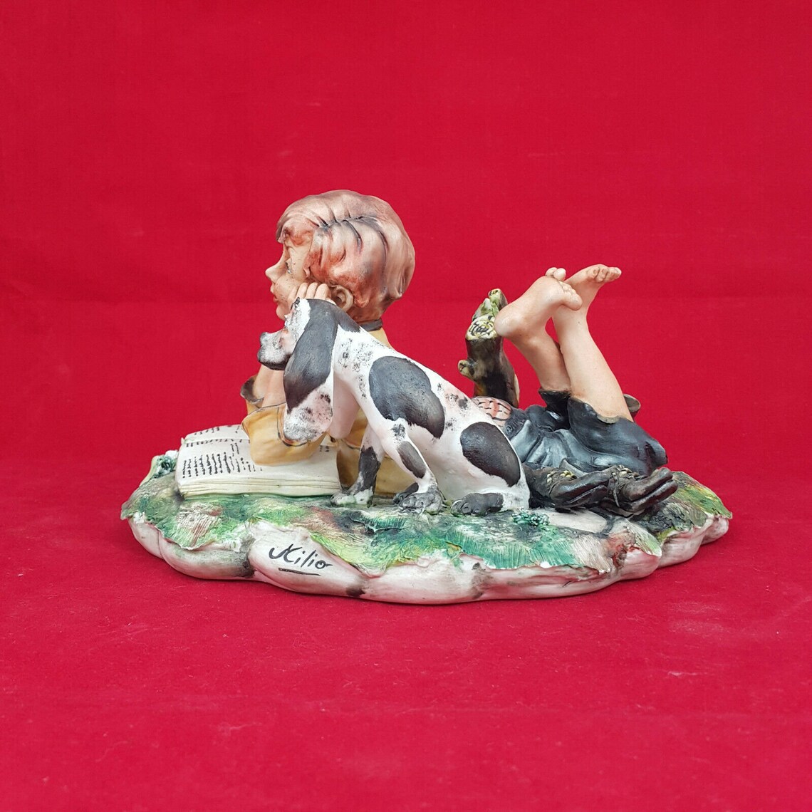 capodimonte tramp with dog