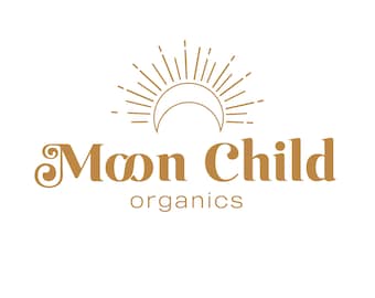 Premade Celestial Business Logo Design | Small Business Branding | Sunburst Logo