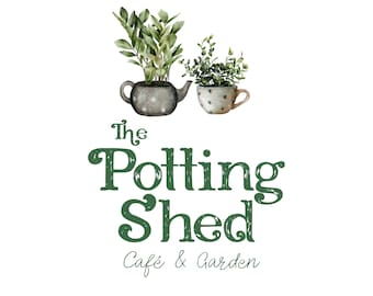 Premade Café, Garden, Plant Business Logo Design | Gardening Business Branding
