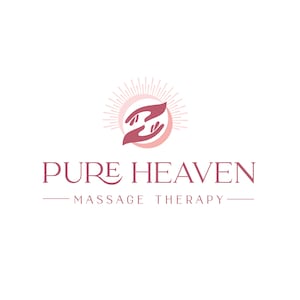 Premade Holistic Therapy Business Logo Design | Small Massage Business Branding | Therapist Logo