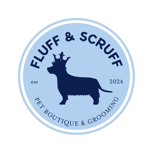 Premade Dog Grooming  & Dog Boutique Logo Design | Pet Boutique Logo | Dog Groomer Logo | Dog Walking Business Logo
