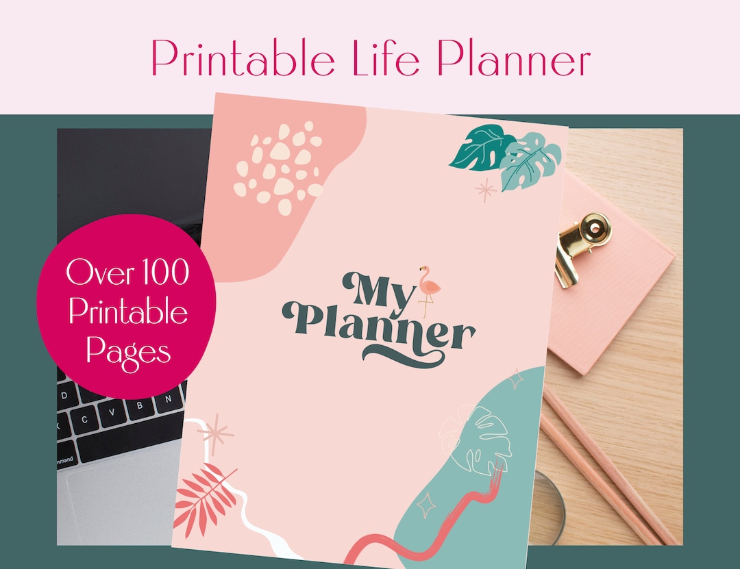 Printable Planner | Printable Productivity Planner | Daily Planner ...