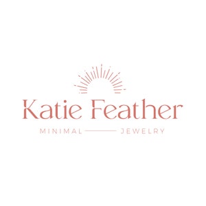 Premade Feminine Business Logo Design | Sunburst Boho Lifestyle Business Branding