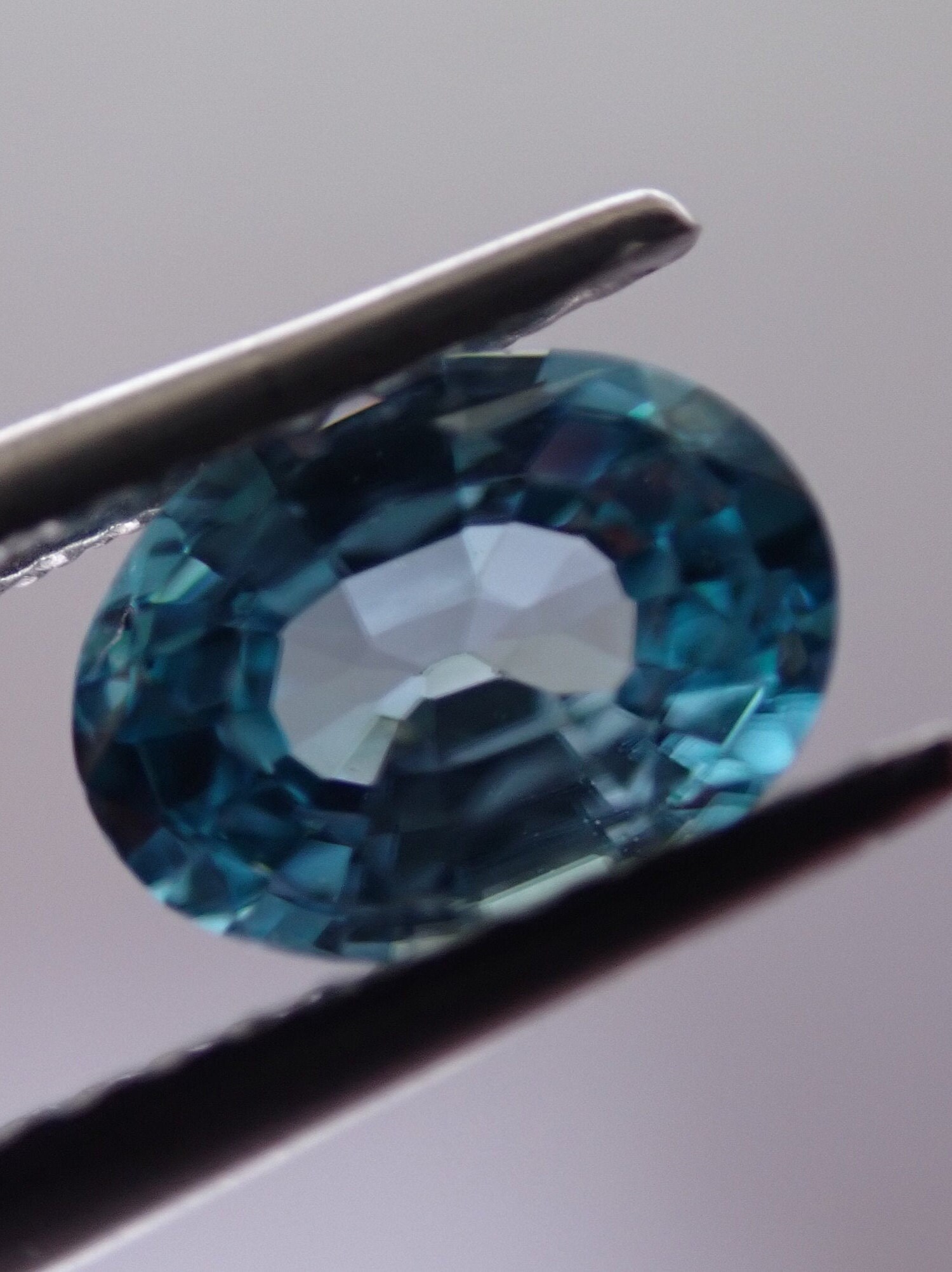 1.50 cts Natural blue Zircon light stunning blue top luster Etsy
