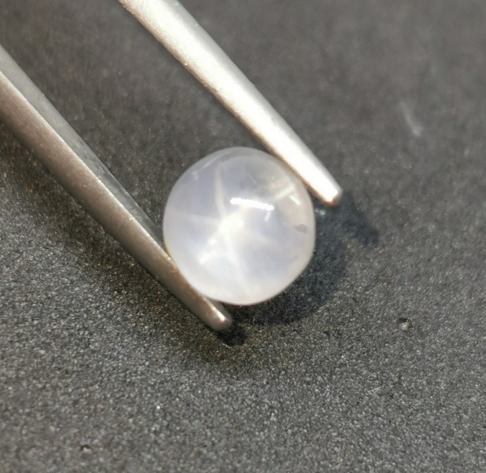 2.40 cts Natural pure white star sapphire very high good | Etsy