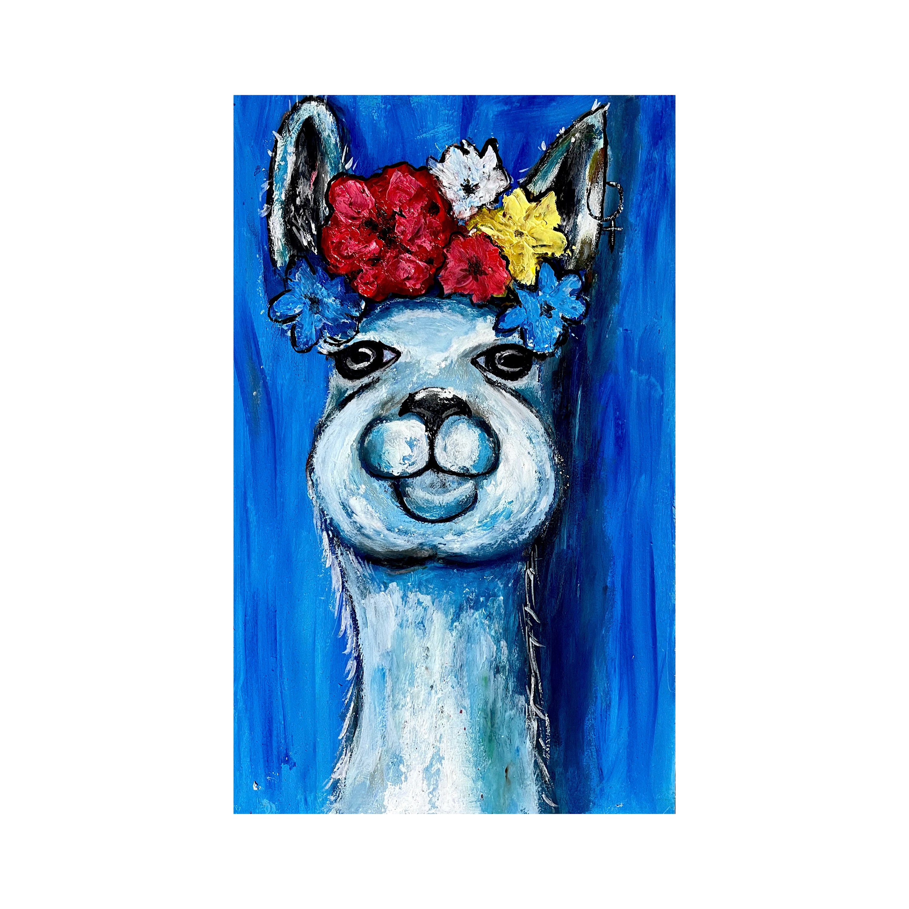 Alpaca Original Art - Etsy
