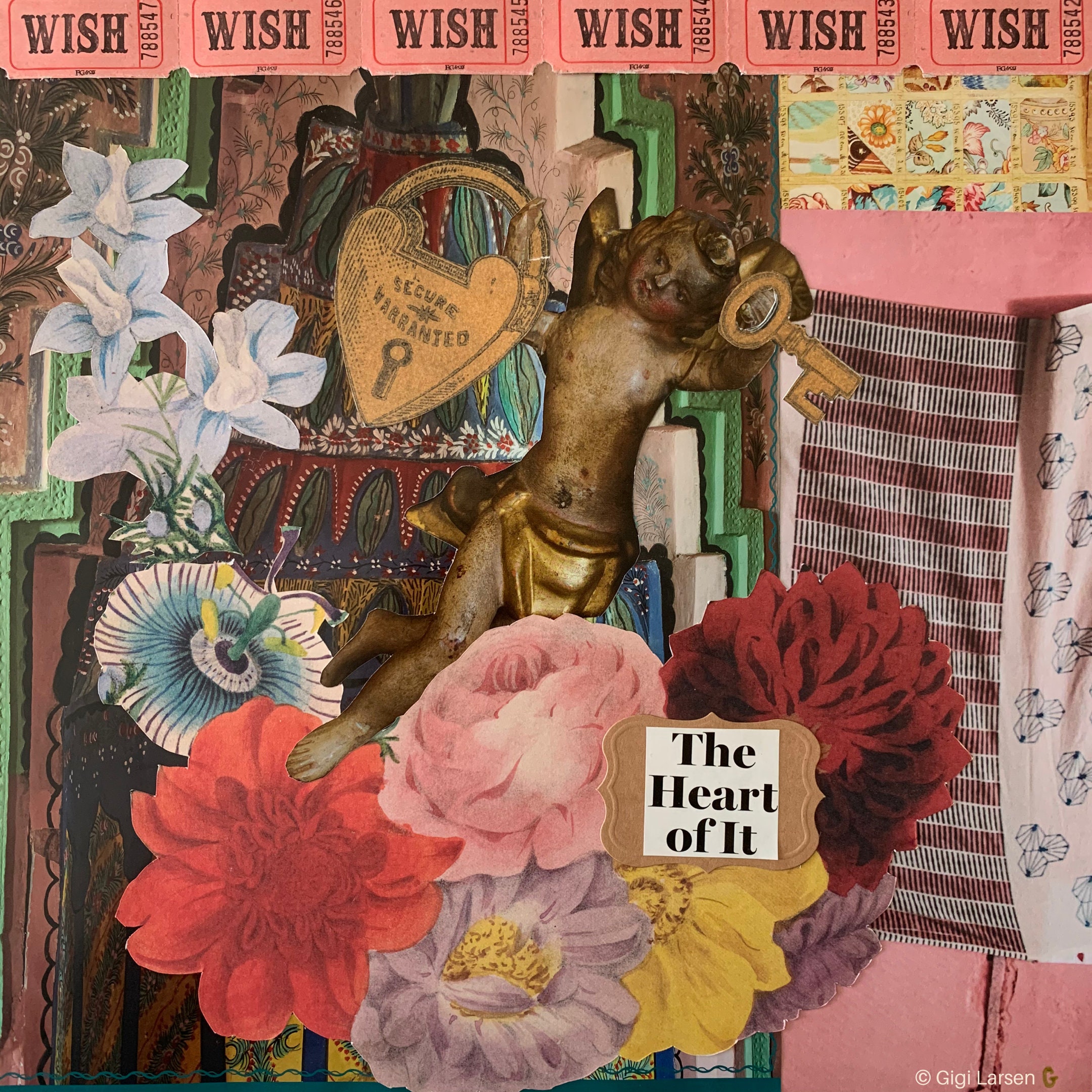 Key to Her Heart Collage | Etsy