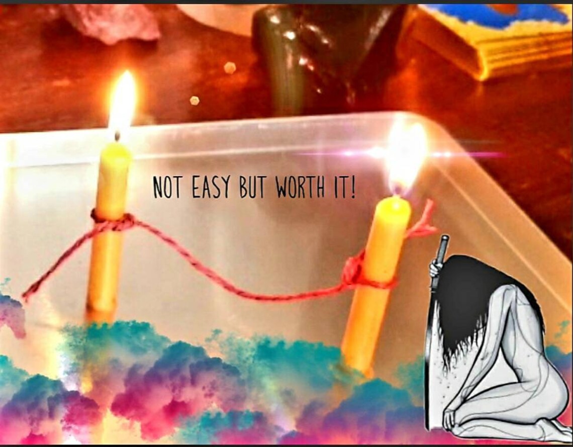 Video of Cord Cutting Candle Ritual Energy Work Etsy