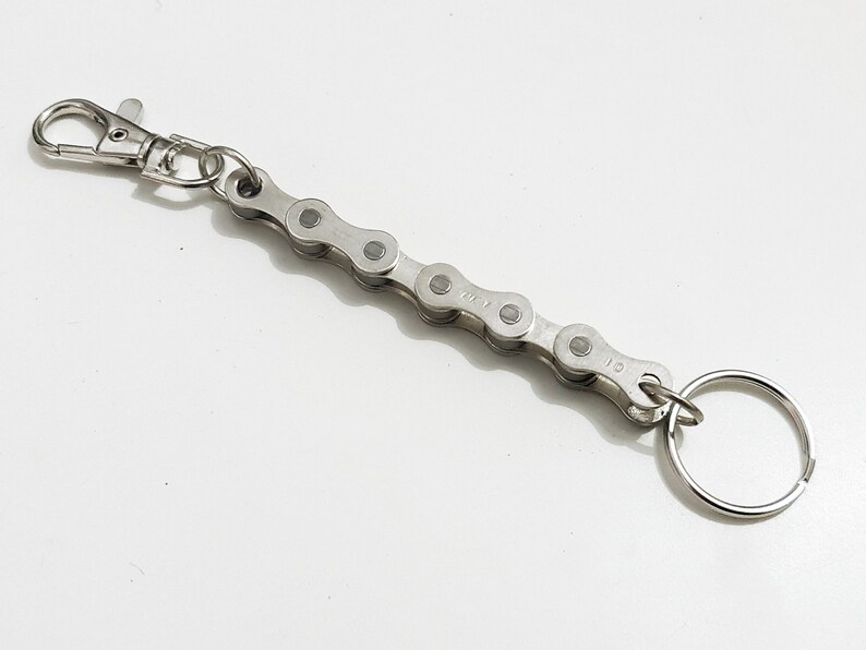 Recycled Bike Chain Keyring Etsy