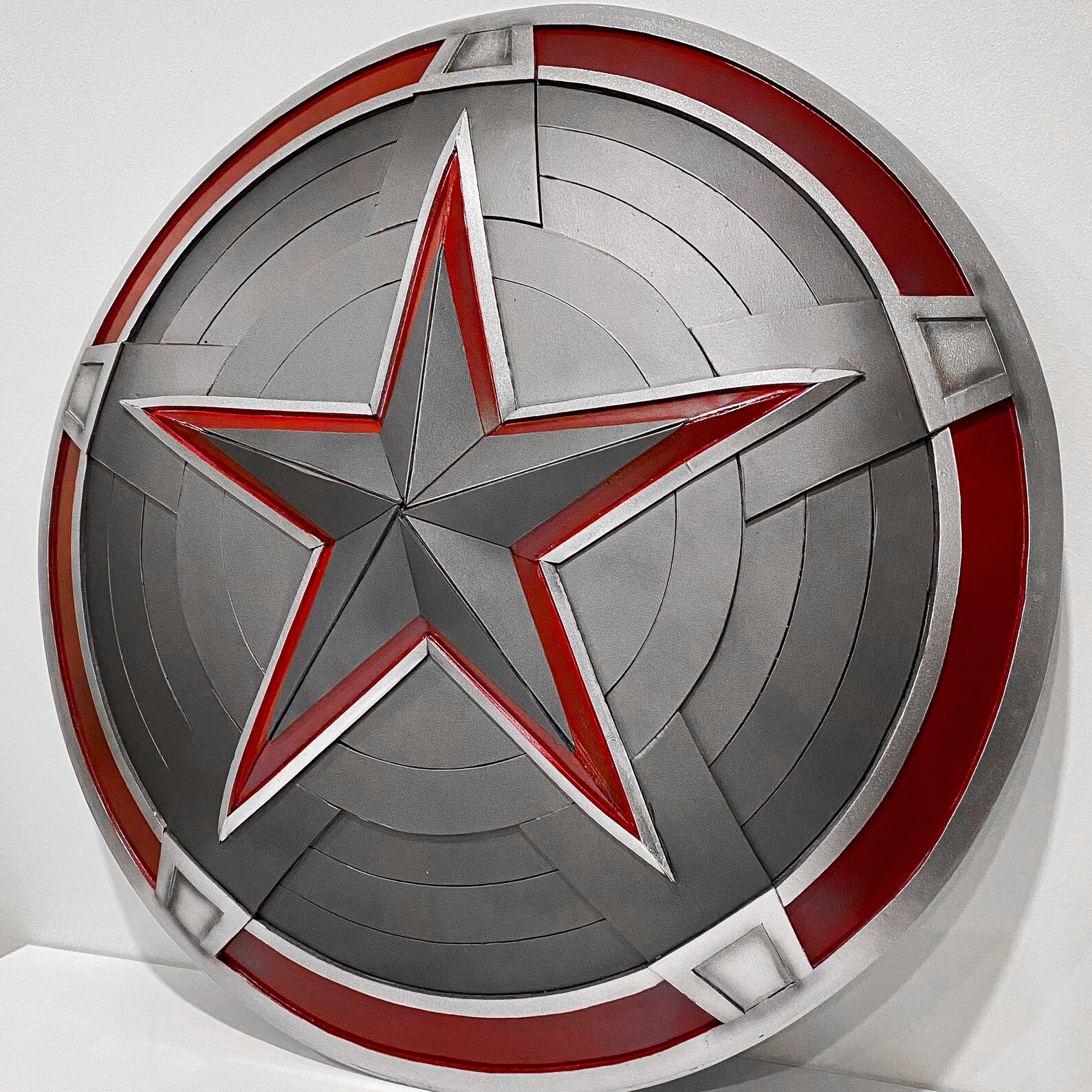 Red Guardian Shield Etsy UK