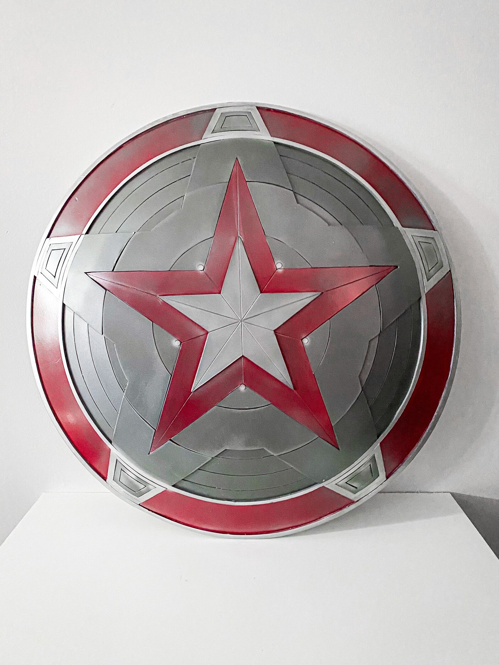 Red Guardian Shield Etsy