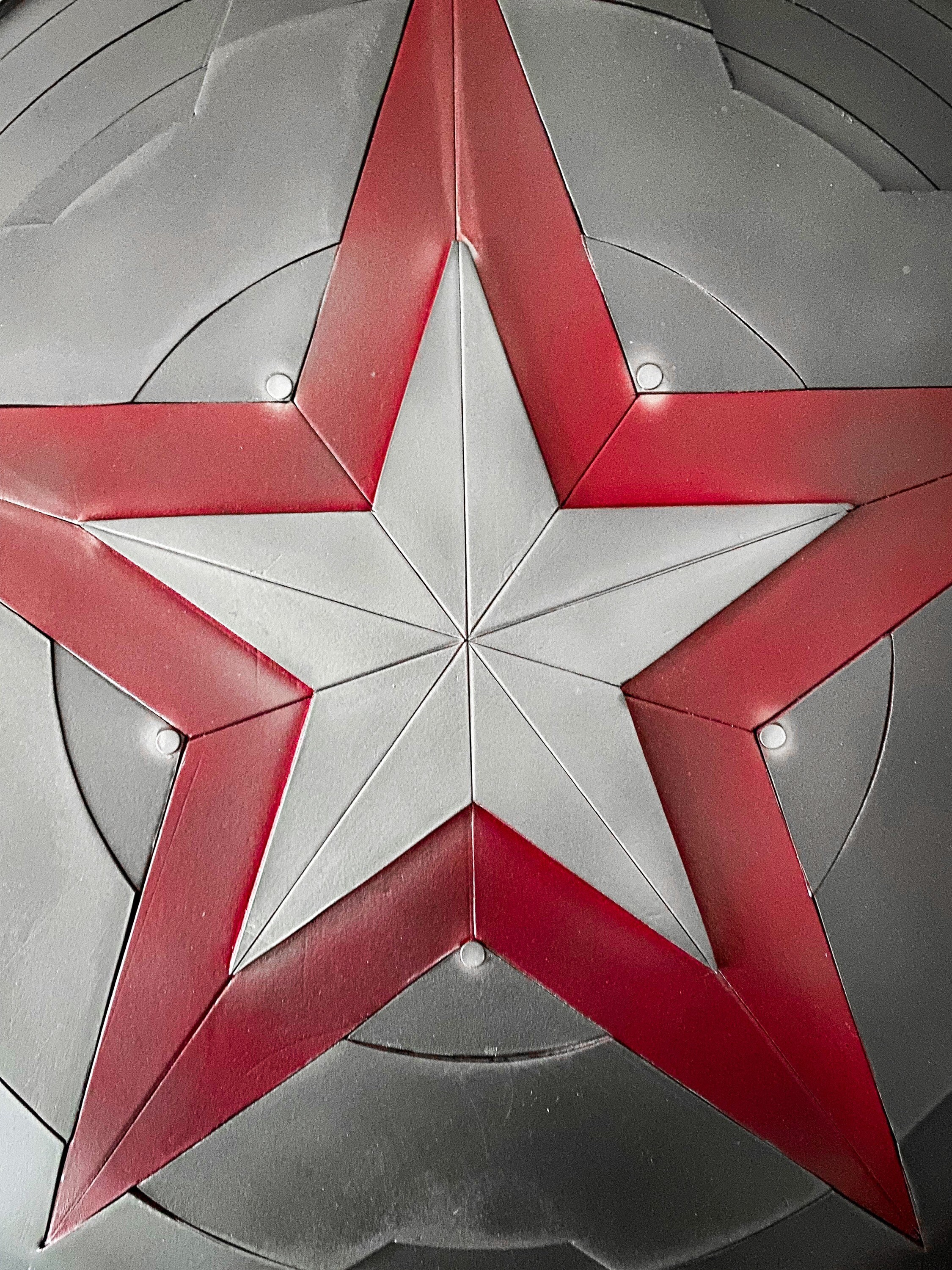 Red Guardian Shield Etsy