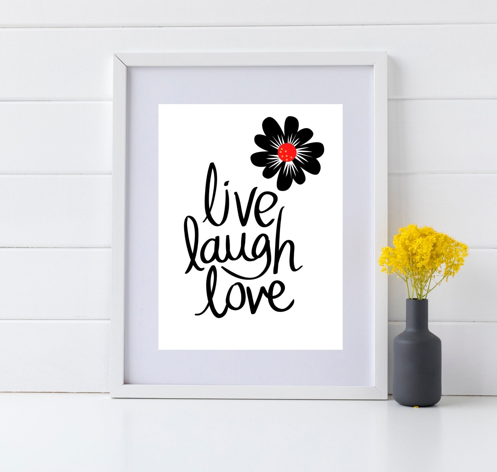 Home Print Live Laugh Love Print Kitchen Wall Art Home | Etsy