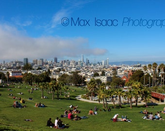 WALL ART: Dolores Park in San Francisco (Canvas Print or Photo Print)