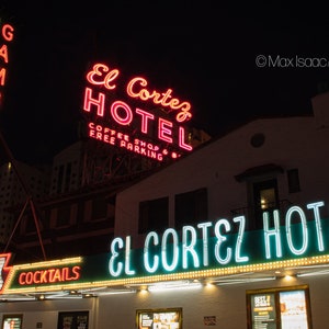 WALL ART: El Cortez Hotel & Casino (Canvas Print or Photo Print)