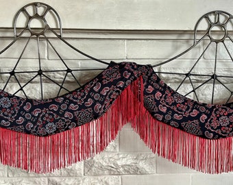 Fundas para abanico con flecos de edición limitada Red Bandana Bandito.