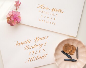 Umschlag Hochzeitskarten Hochzeitseinladungen Einladungskarte Hochzeit HE073 