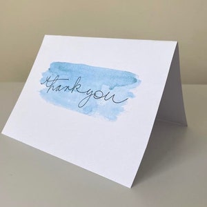 the 'splash of blue' thank you card set image 1