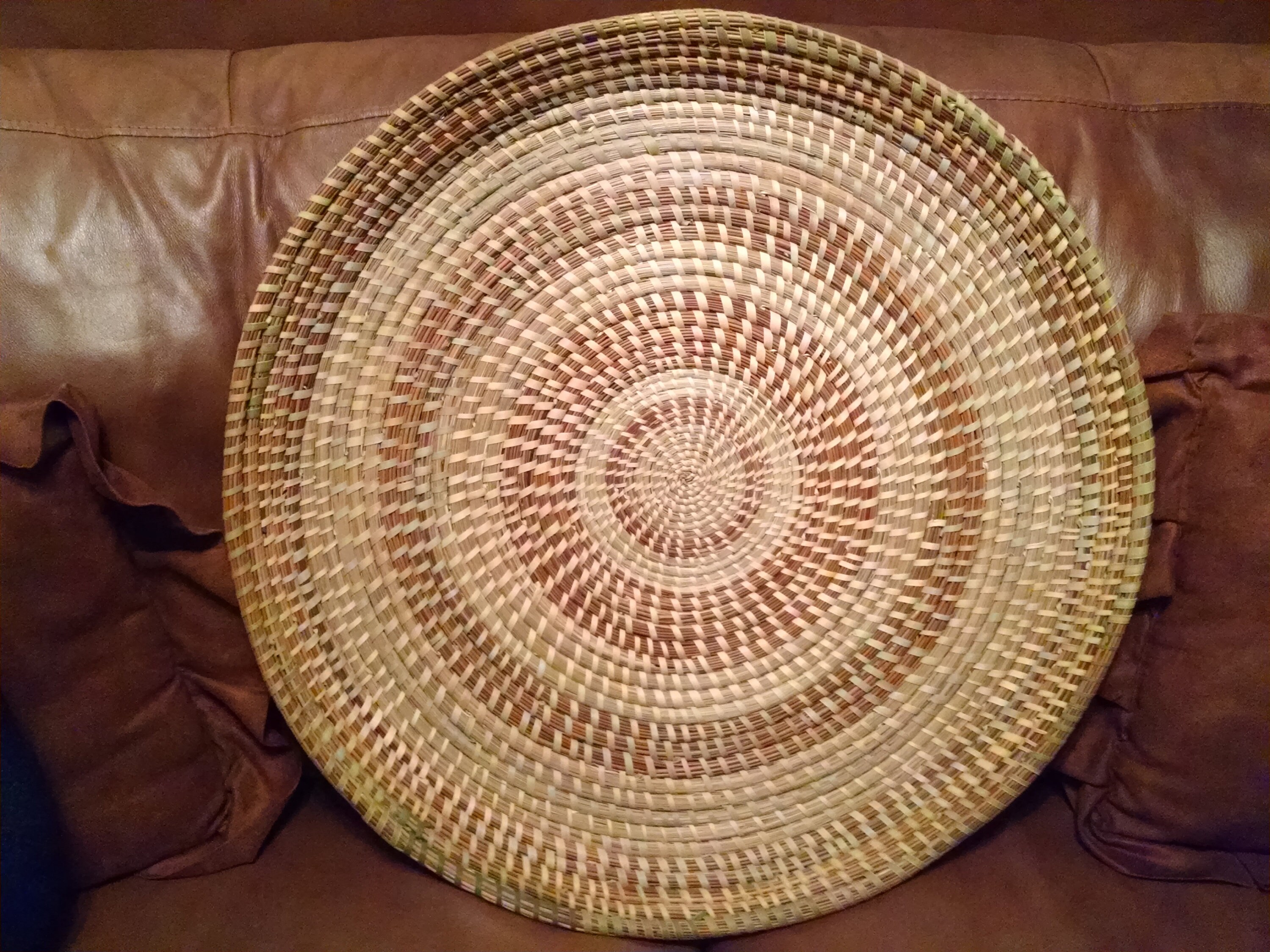 Sweetgrass Rice Fanner Basket Etsy