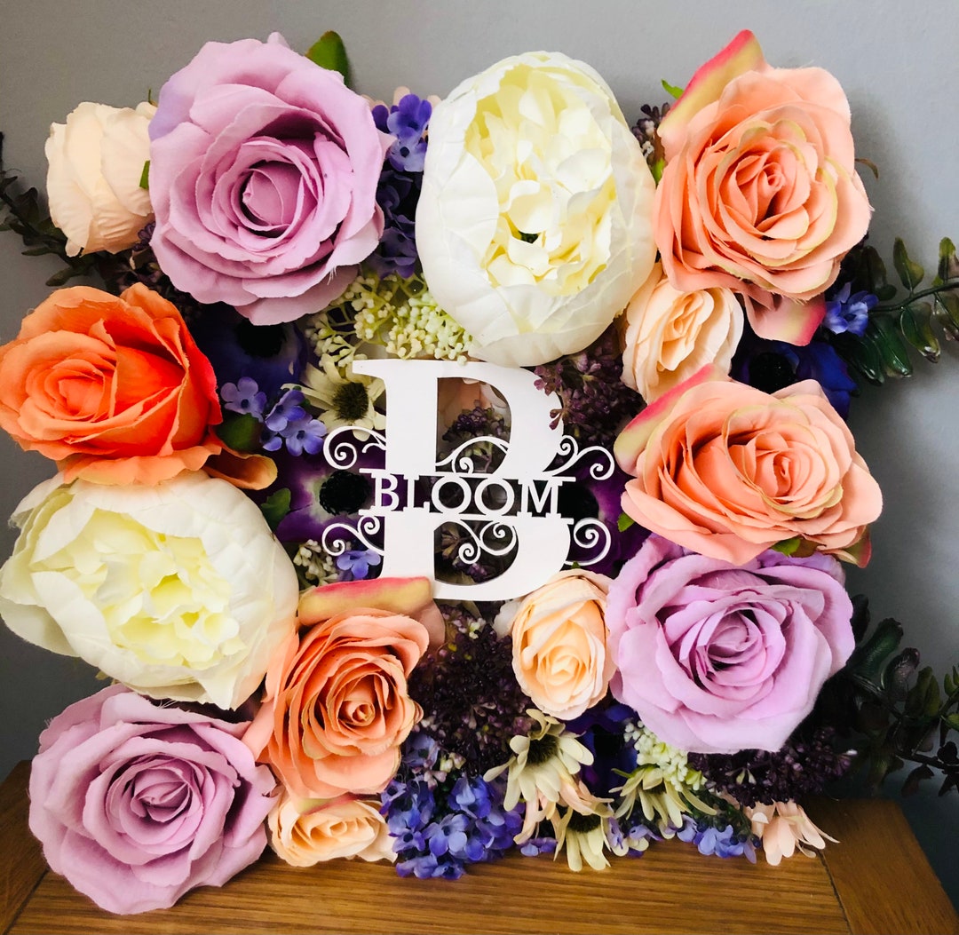 Wall Art Flower Art Artificial Flowers Flower Wall Flower Etsy