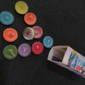 bottle cap candles